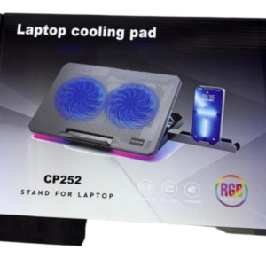 Refroidisseur ordinateur portable avec support téléphone