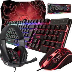Spirit of gamer, Pack: Clavier, Souris, Tapis, Casque
