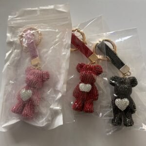 Porte-Clés Bijou Ourson Scintillant