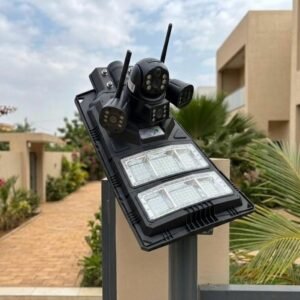 Caméra 4K Ultra HD & Lampadaire Solaire